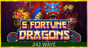 เก็บแต้ม ล่าโบนัส กับ 5 Fortune Dragons ลุ้นรับโบนัสทุกครั้งที่ปั่น